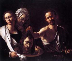 Caravaggio - Salome' con la testa di San Giovanni Battista