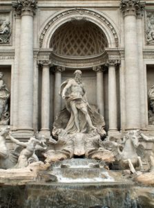 fontana di trevi dettaglio