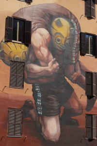 Il peso della storia, Jaz (street art)