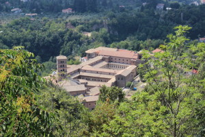 Santa Scolastica vista dall'alto, Subiaco