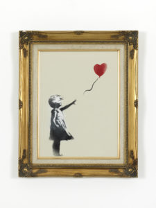 Banksy a Roma, girl with balloon