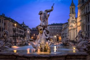 Fontana del Tritone a Piazza Navona