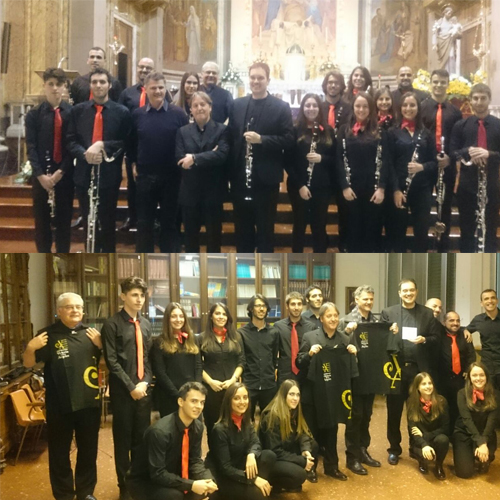 Ensemble di clarinetti Victoria de los Ángeles nella Basilica San Giuseppe al Trionfale