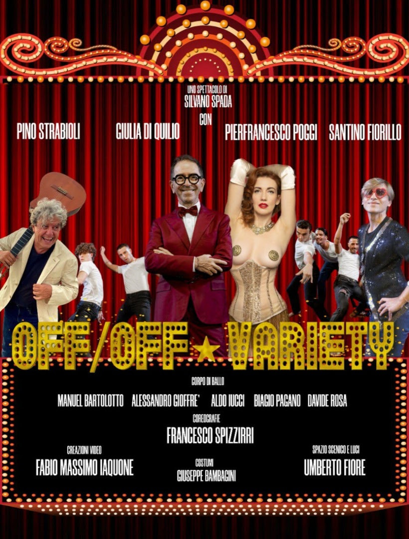 Giulia Di Quilio a teatro nello spettacolo OFF/OFF Variety
